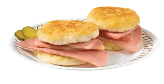 2 COUNTRY HAM BISCUITS