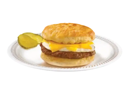 SAUSAGE, EGG & CHEESE BISCUIT